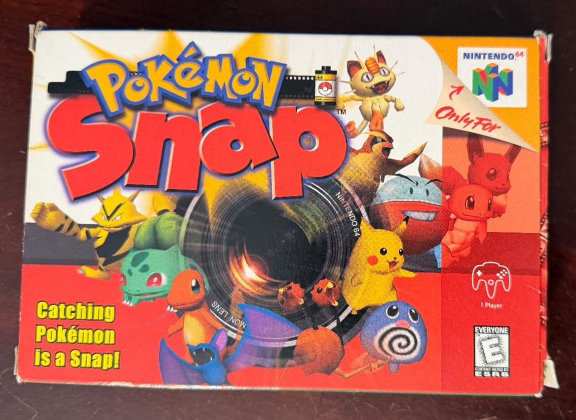 Pokemon Snap Nintendo 64 N64 – CIB Cart Manual Box Inserts Stickers TESTED
