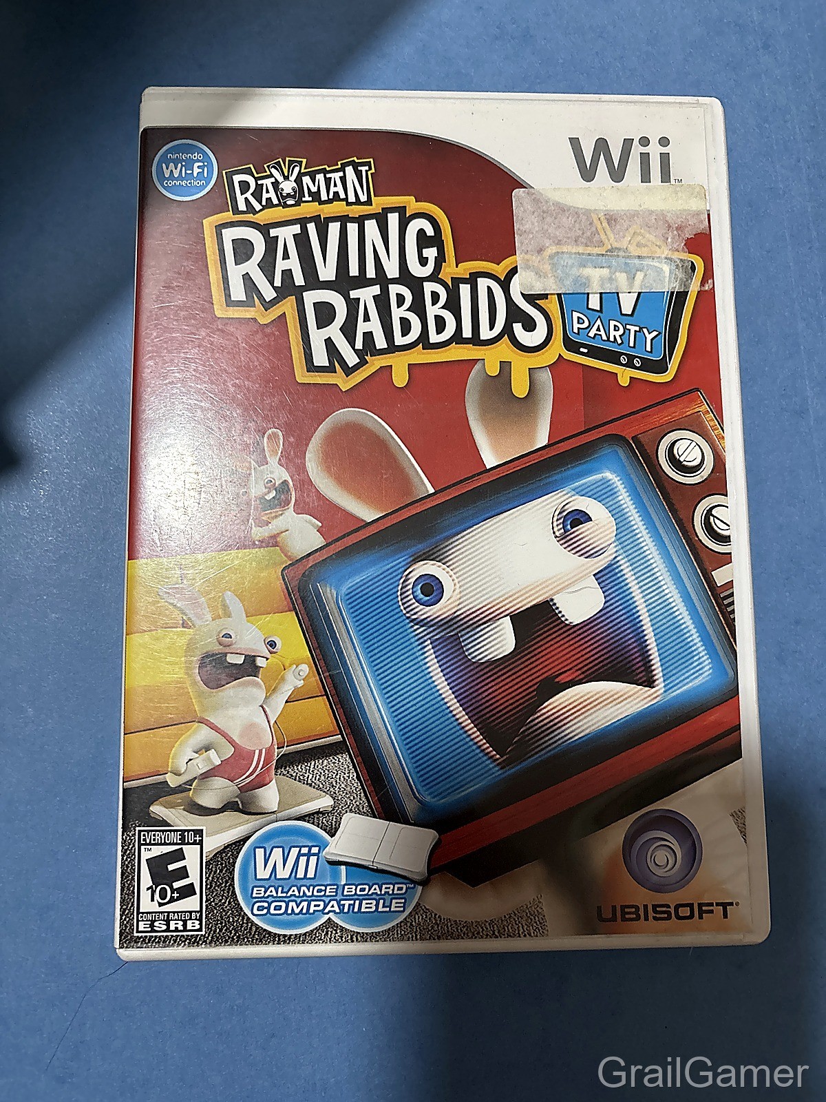 Rayman Raving Rabbids Nintendo Wii Ubisoft Entertainment 2006 CIB Complete