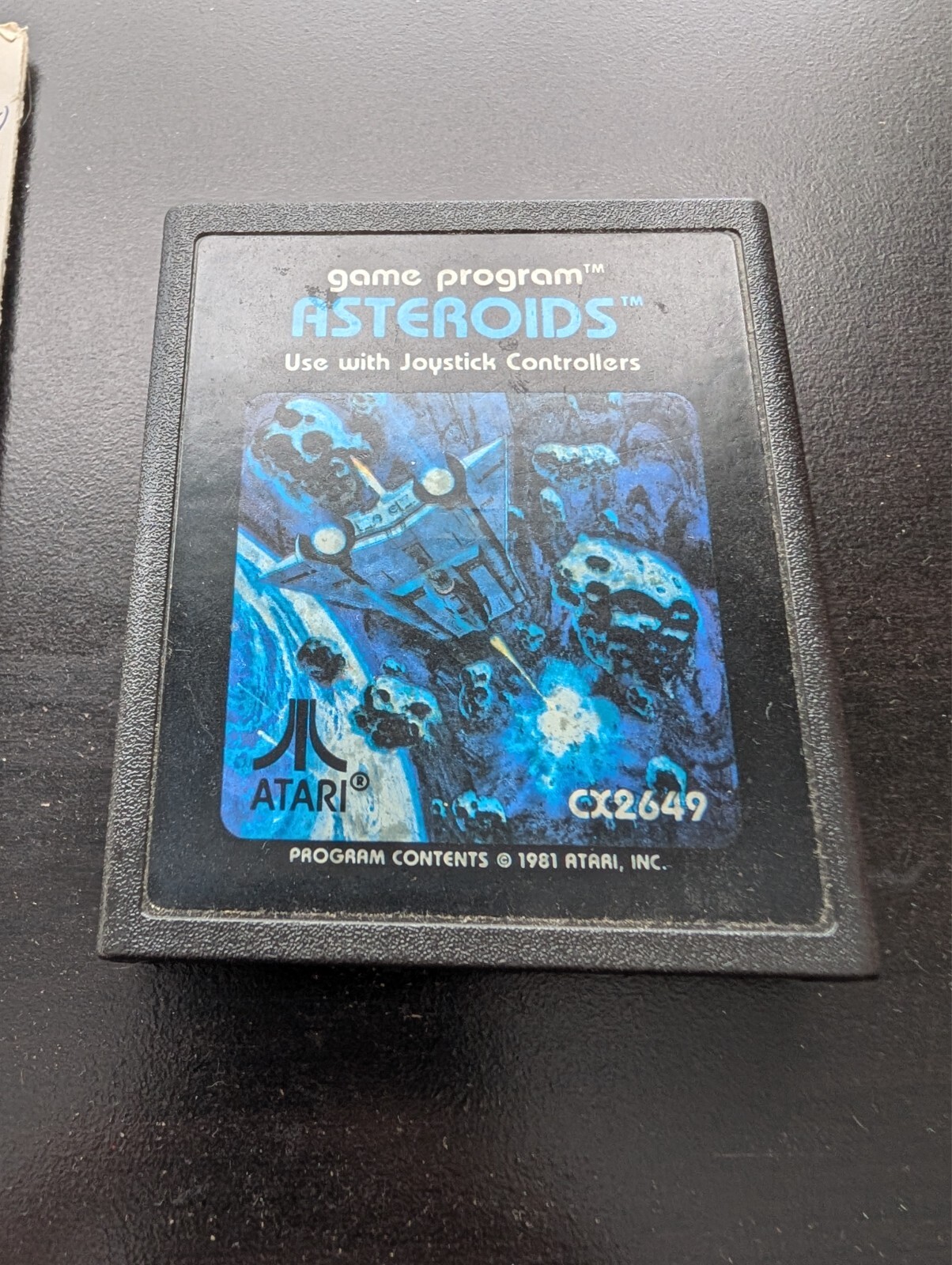 Asteroids (Atari 2600, 1981) NO BOX