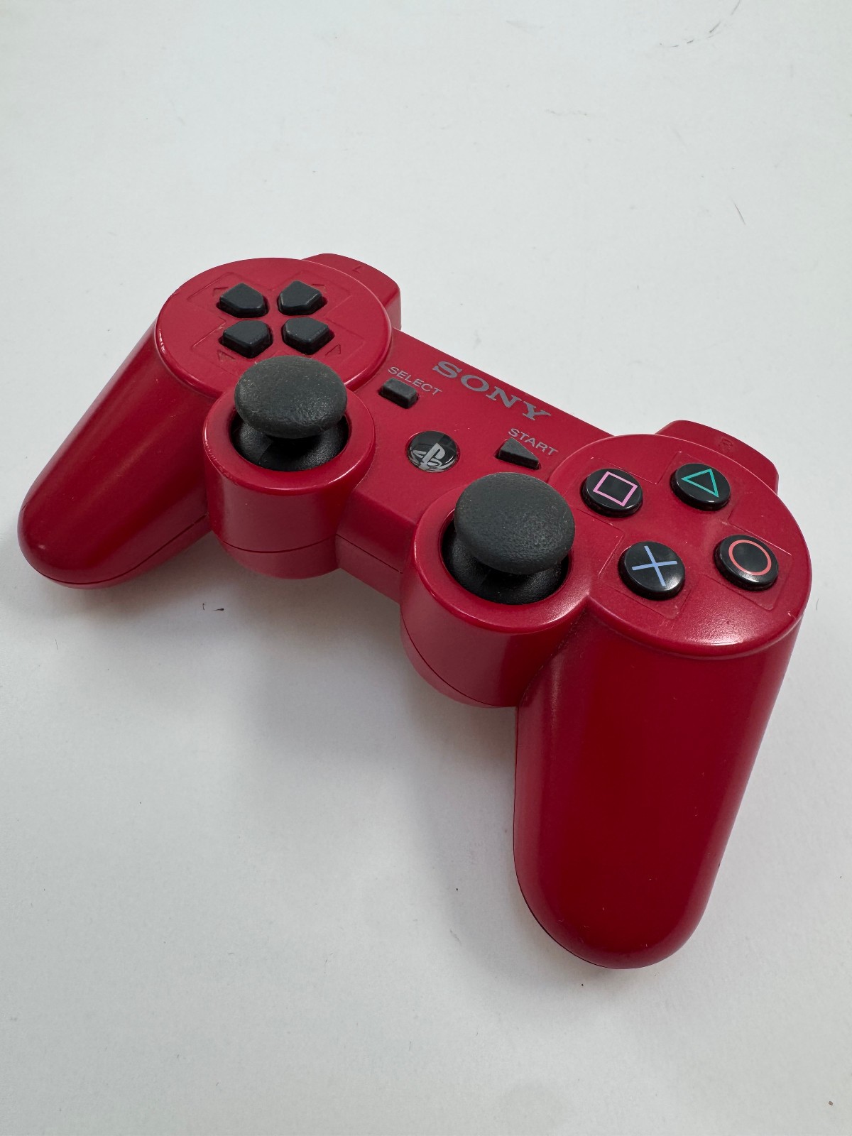 Sony PlayStation 3 PS3 Dualshock 3 Controller Red – Gently Used