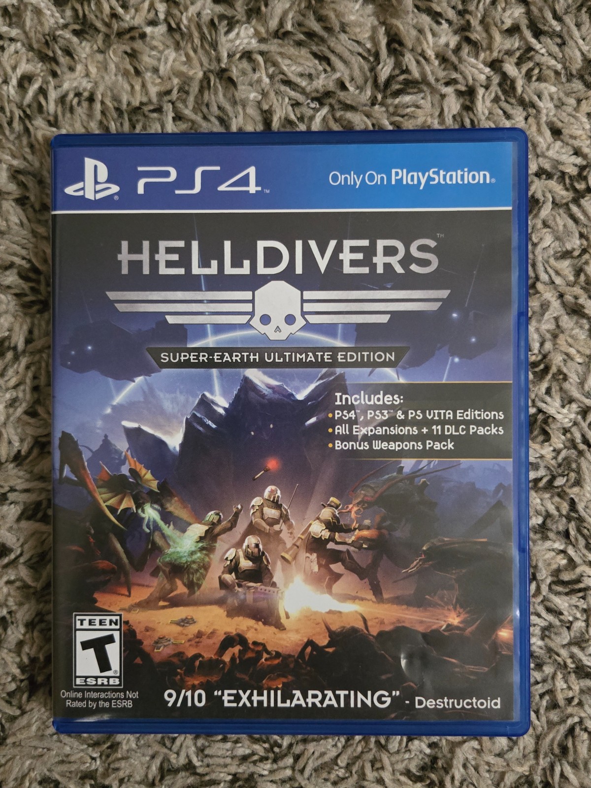 Helldivers — Super Earth Ultimate Edition (Sony PlayStation 4, 2015) CIB Tested