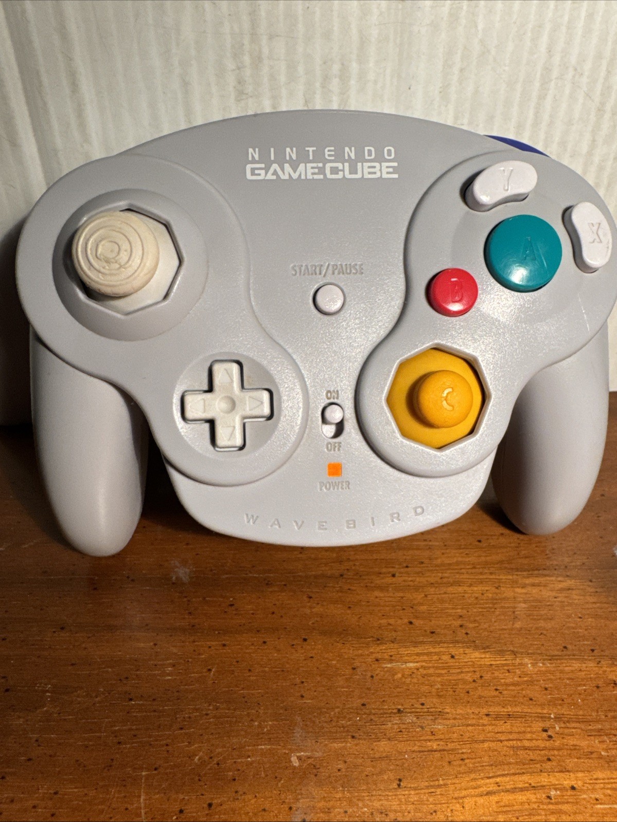Nintendo GameCube WaveBird Gray Wireless Controller (No Receiver No Battery Co)