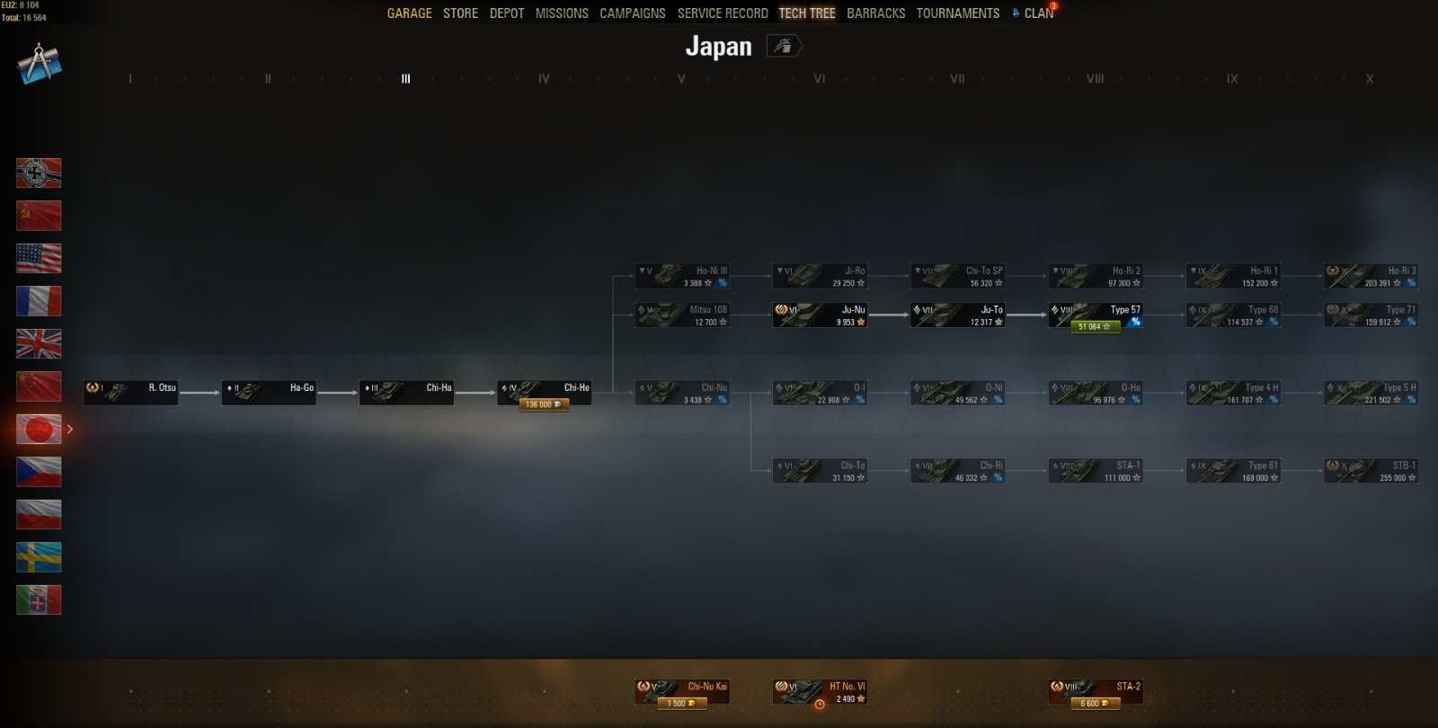 World of Tanks Account a lot of premiums Tier X