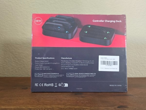 5V/2A Black 4 in 1 Controller Charging Dock Brand New in Box Switch 2