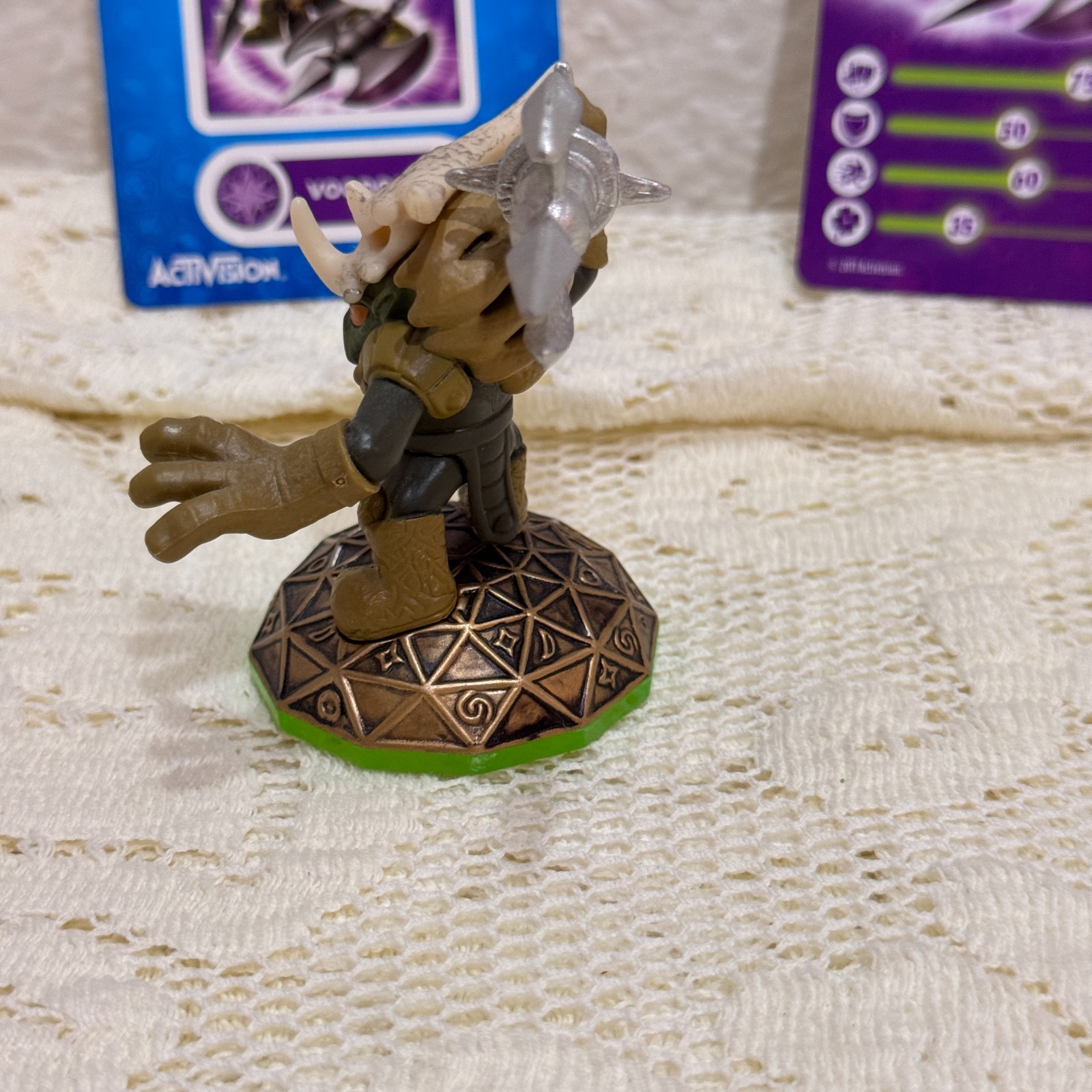 Skylanders Spyro’s Adventure Voodood Figure Card Sticker SSA Magic Element