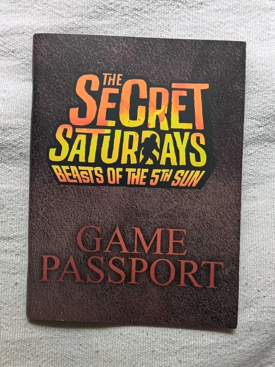 The Secret Saturdays Beasts of the 5th Sun Game Passport Promo Booklet GameStop