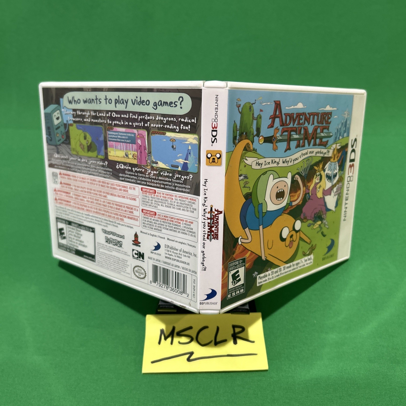 Adventure Time: Hey Ice King! | Nintendo 3DS | CIB & Tested | Fast Shipping