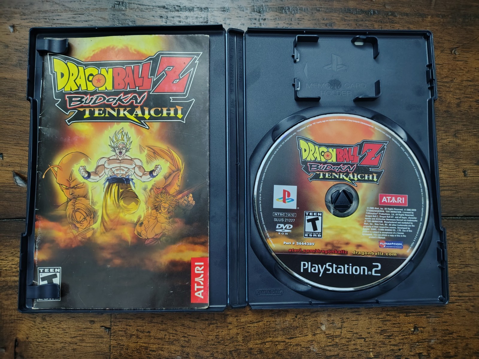Dragon Ball Z: Budokai Tenkaichi (Sony PlayStation 2, 2005) CIB