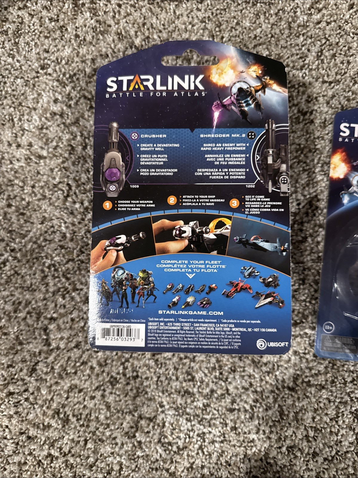Starling Battle For Atlas Levi McCray With Crusher And Shredder Mk.2 Weapons