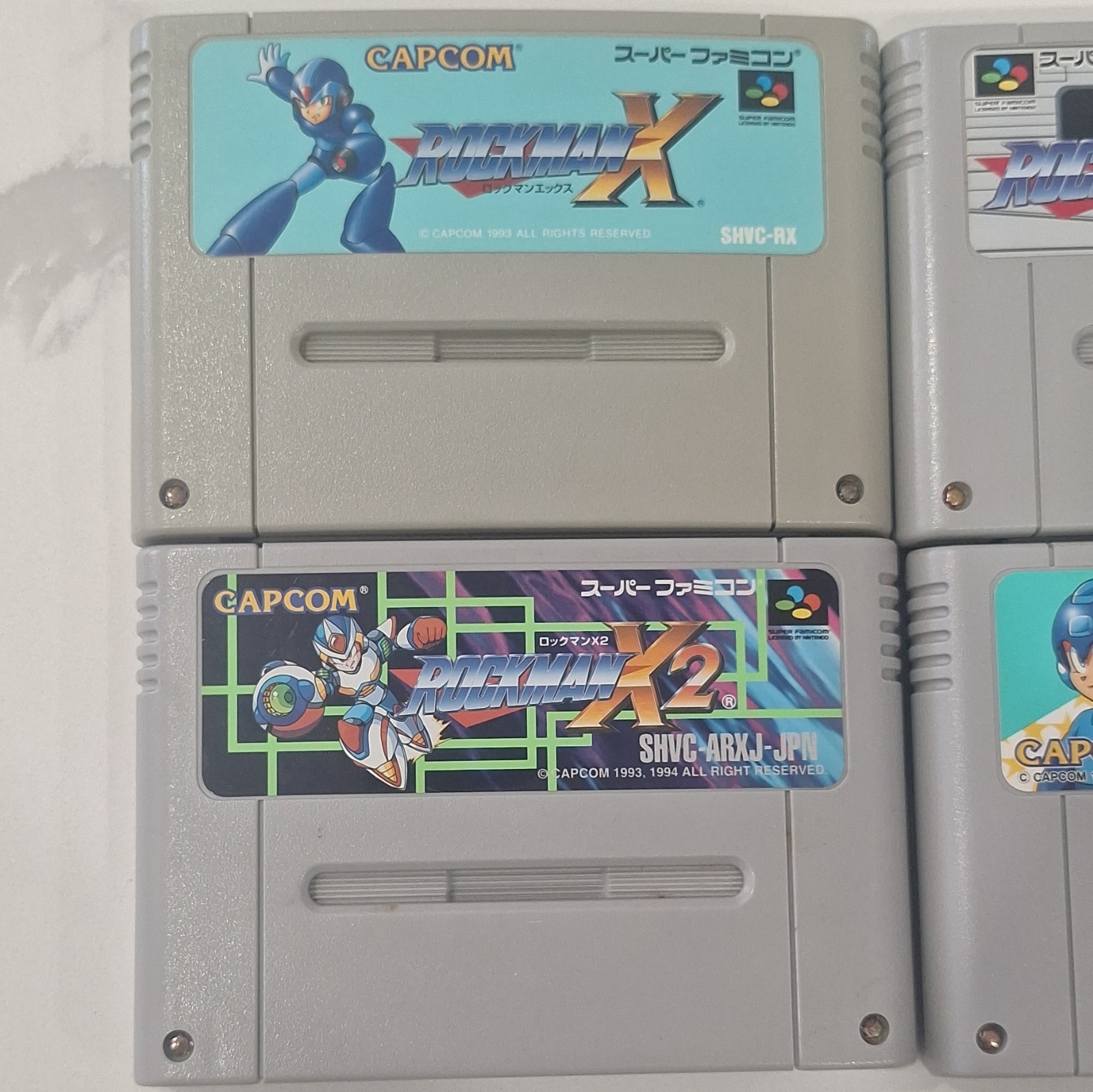 Rockman Mega Man X, X2, X3, 7 And Forte Super Famicom Japan SFC Set