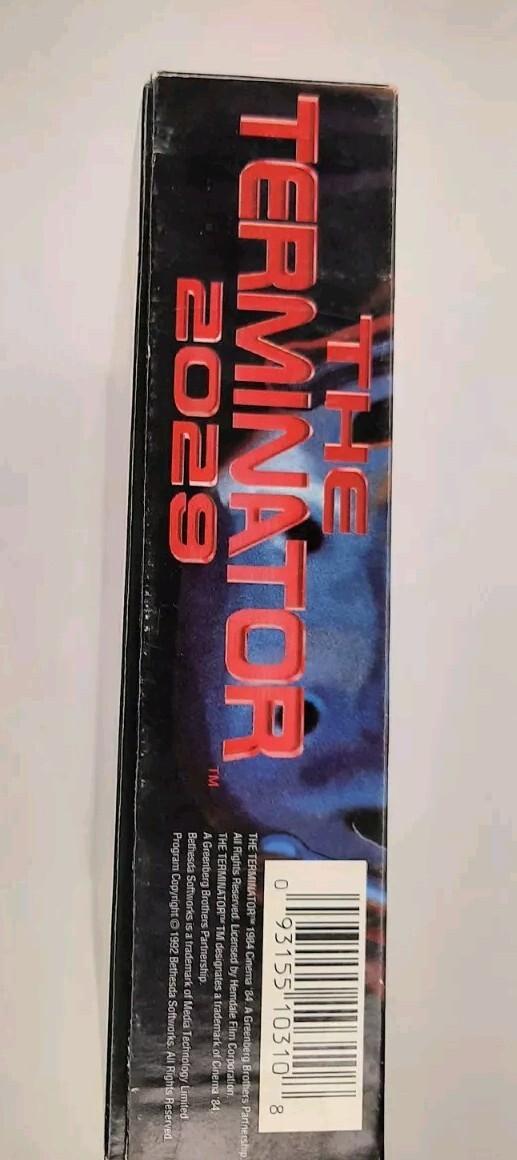 VINTAGE RARE 1993 The Terminator 2029 Big Box PC: IBM 3.5″ Floppy Disk NO Manual