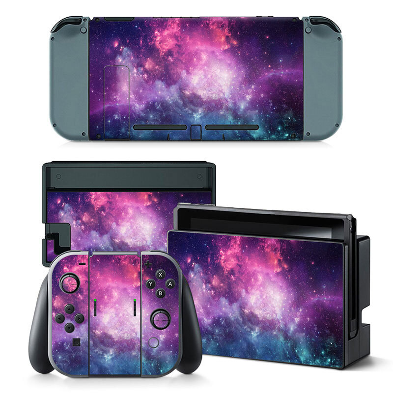 Vinyl Decal Skin Protector for Nintendo Switch Console Joy-Con Dock Full Set new