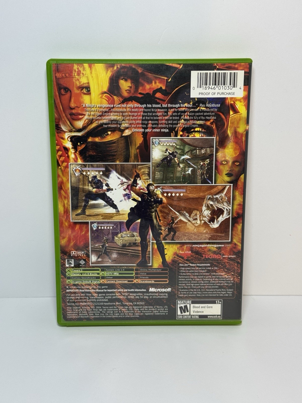 Ninja Gaiden (Microsoft Xbox, 2004)