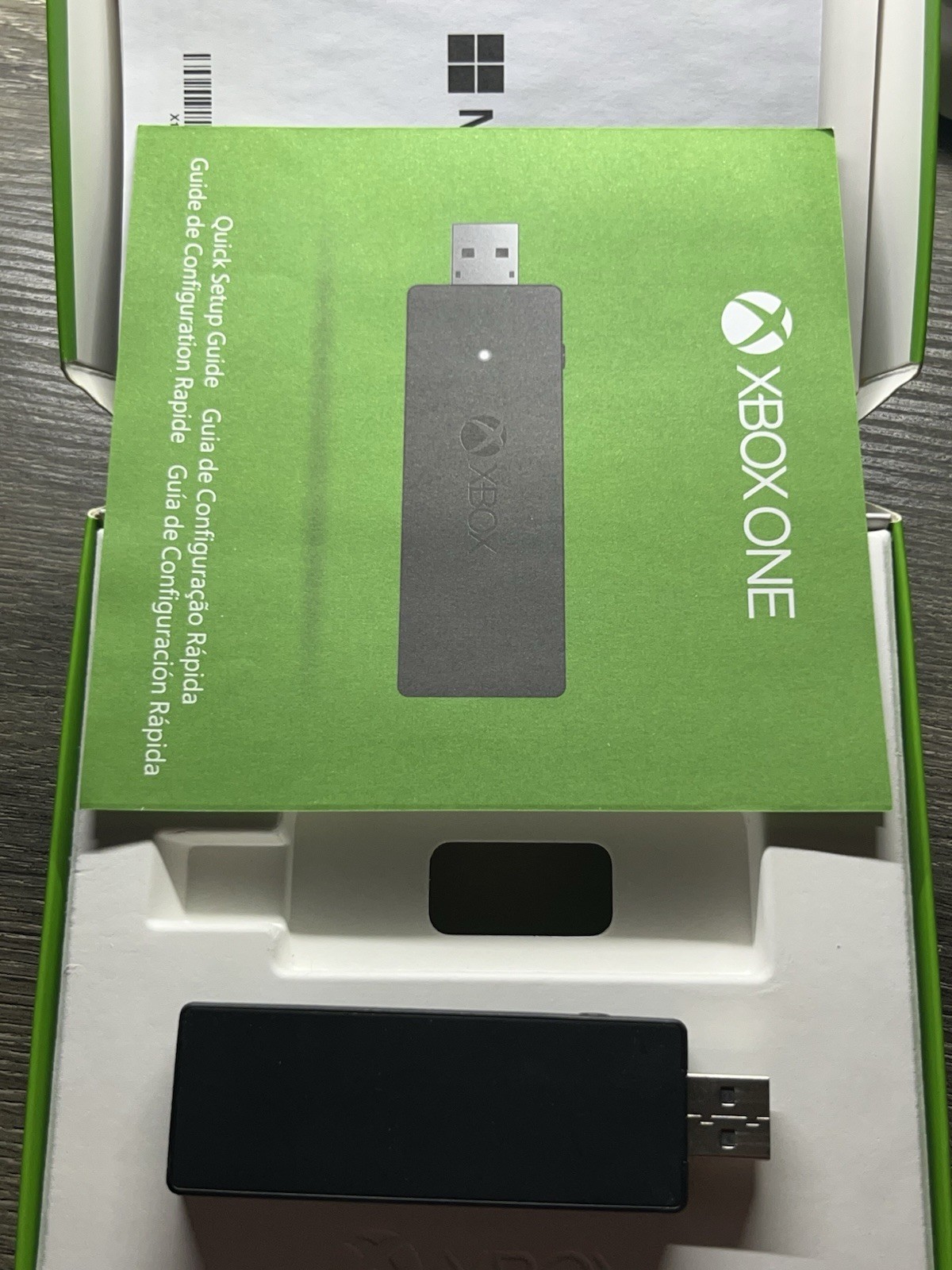 Microsoft Xbox Wireless Adapter for Windows USB Receiver Complete in Box Tested