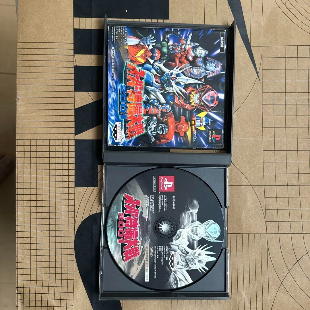 SUPER TOKUSATSU TAISEN 2001 PlayStation1 PS1 SLPS-02863 2001 NTSC-J Sony USED