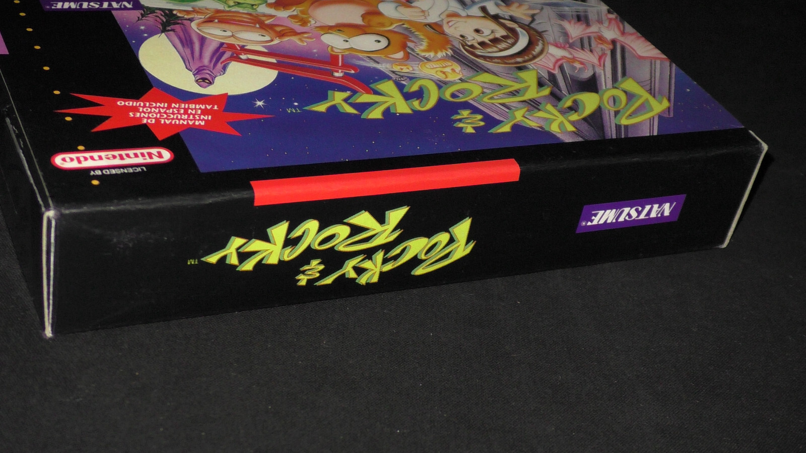 Pocky & Rocky [Box Only] Super Nintendo SNES Natsume NES And An