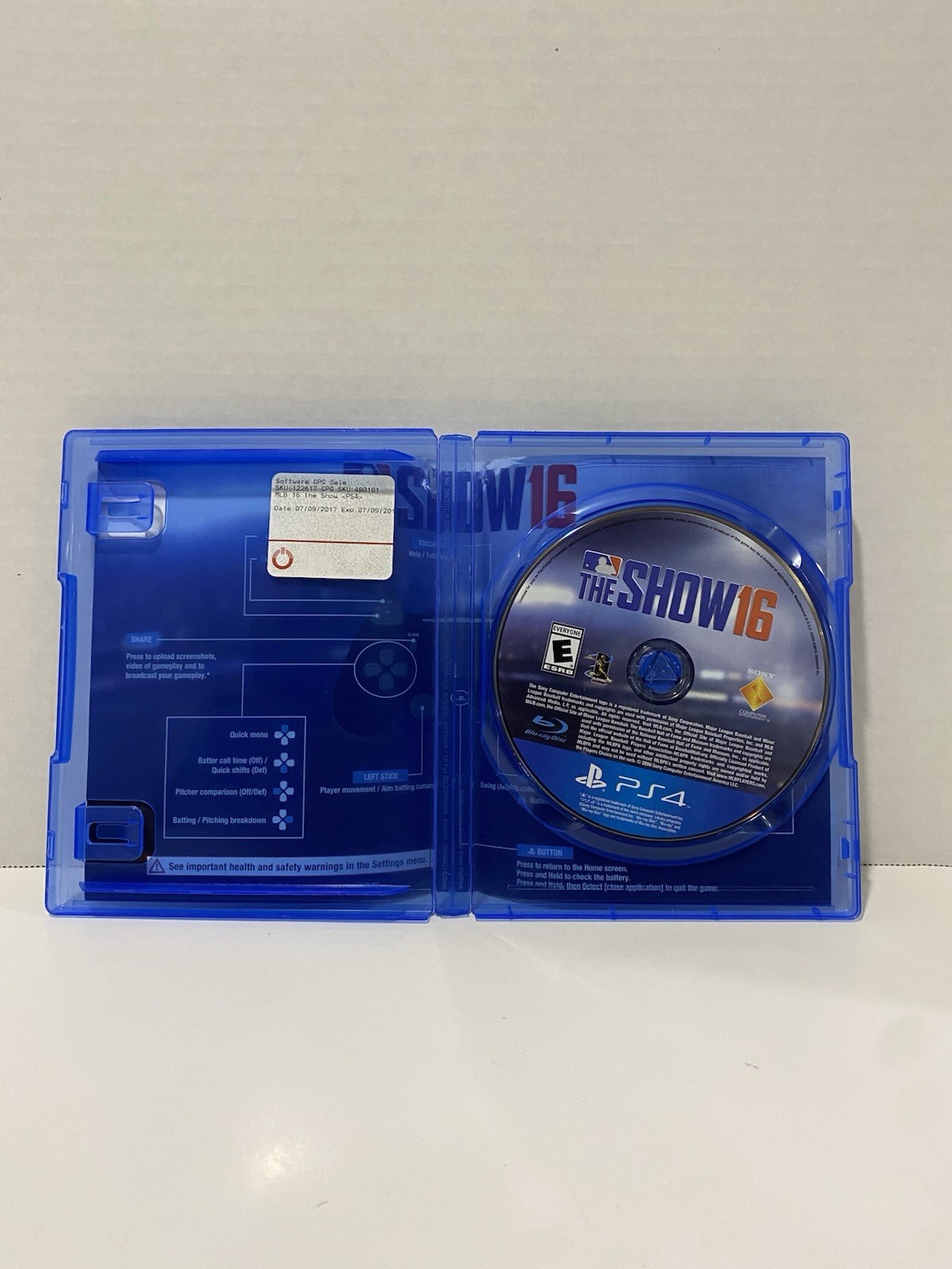 MLB The Show 16 PS4 PlayStation 4 Complete Tested Working