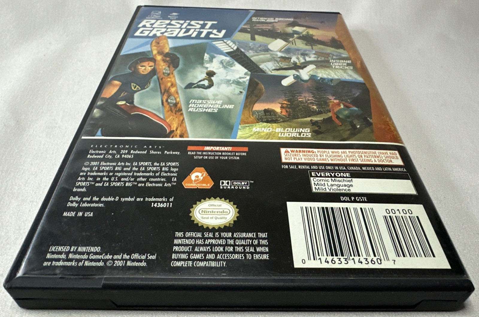 SSX Tricky Nintendo GameCube 2001 Complete CIB With Registration Card Tested