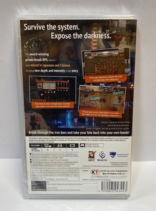 Back to the Dawn (Multi-Language) Switch Brand New Game Special (2026 RPG)