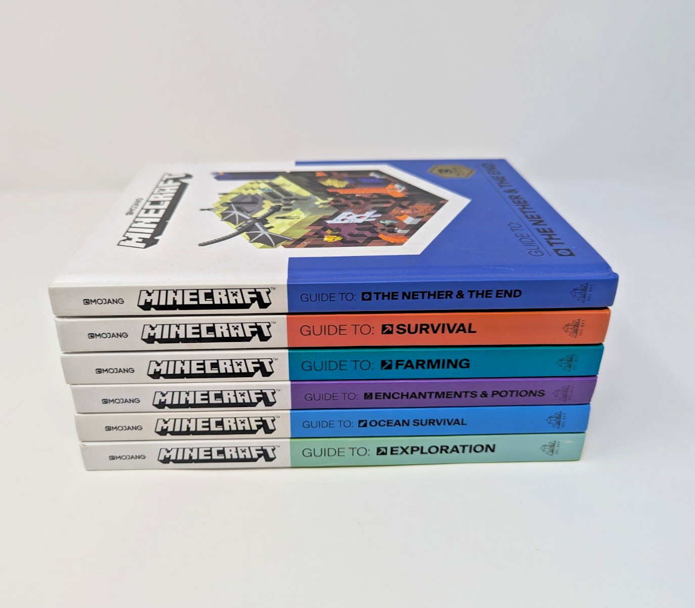 Mojang Minecraft Guide To Series – 6 Book Lot (Official Hardcover Collection)