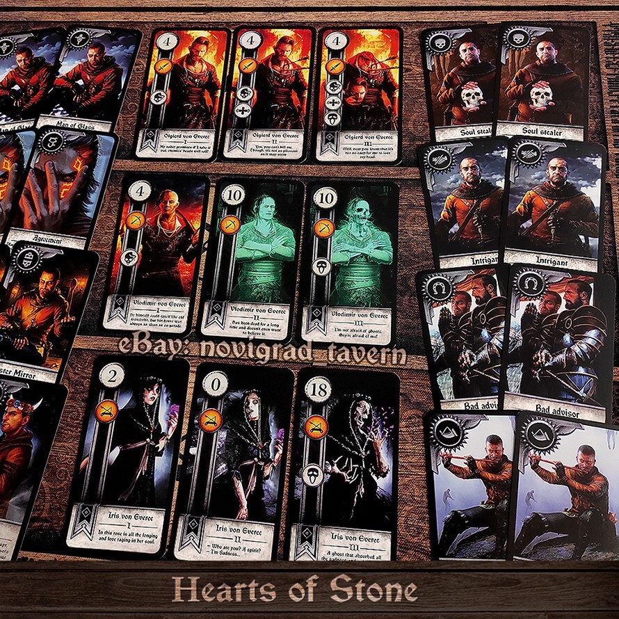 Gwent cards 2.0 – Witcher – 2 custom decks – Ofir and Hearts of Stone