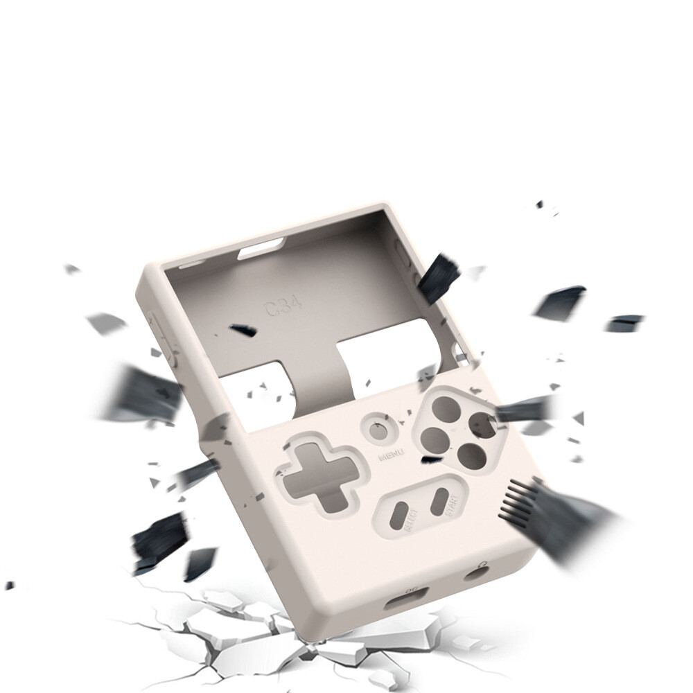 For ANBERNIC RG35XX plus game console silicone case drop protection simple