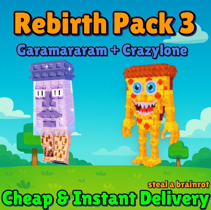 [🟢ONLINE ] Rebirth 3 Pack | PLANTS VS BRAINROTS! | Garamararam | Crazylone