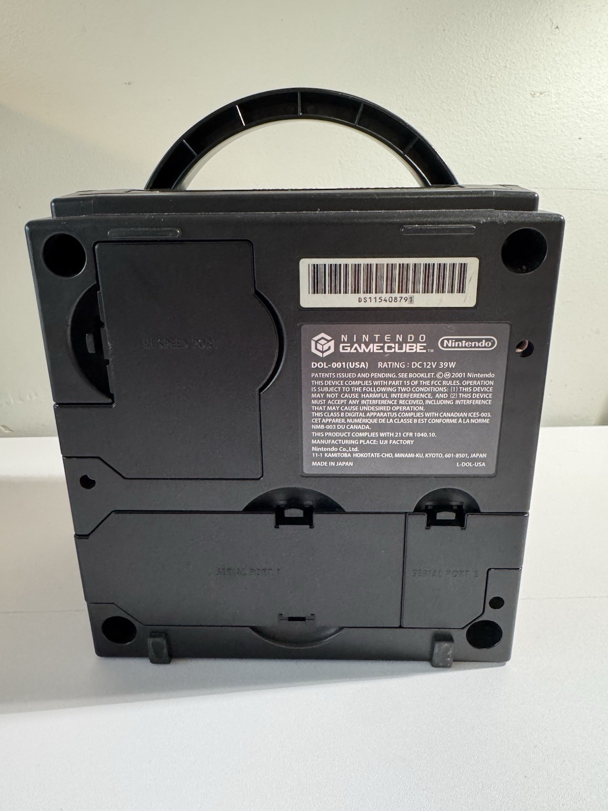 Nintendo GameCube Console Black DOL-001 , Not Tested Recently, No Power Adapter