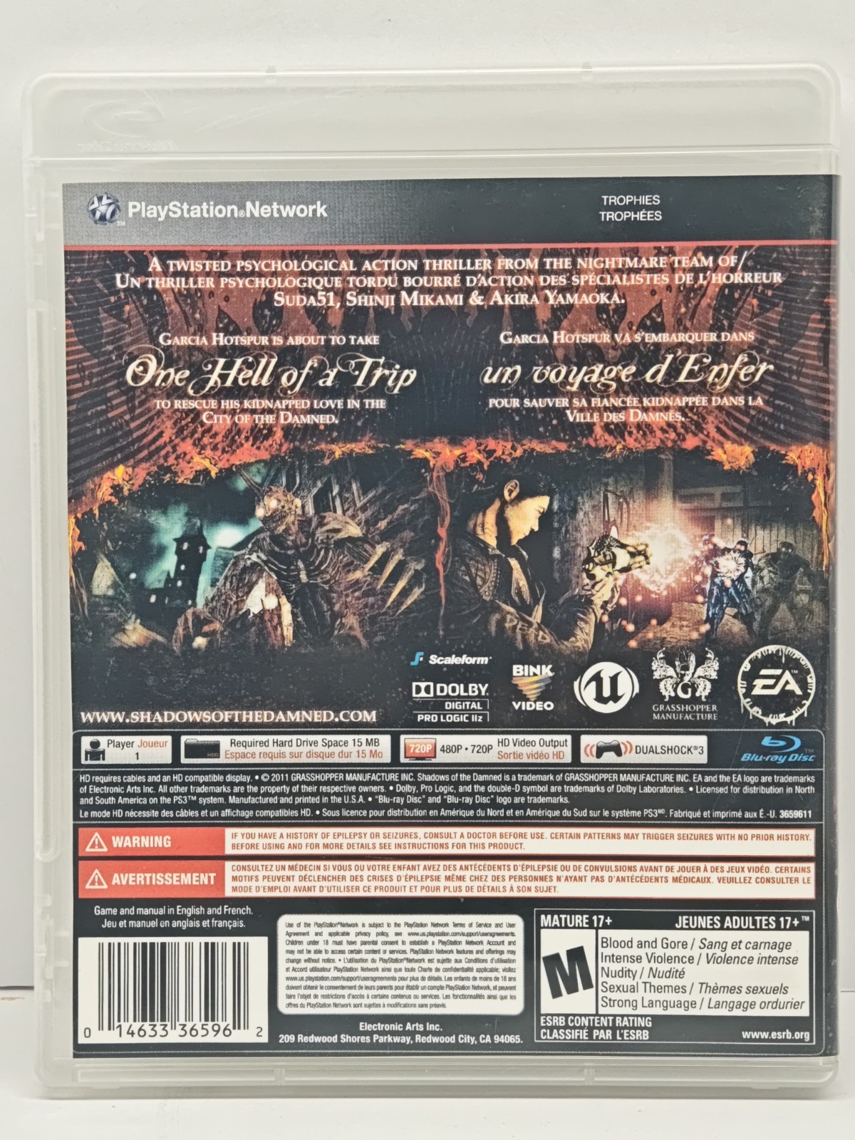 Shadows of the Damned | Sony Playstation 3 | PS3