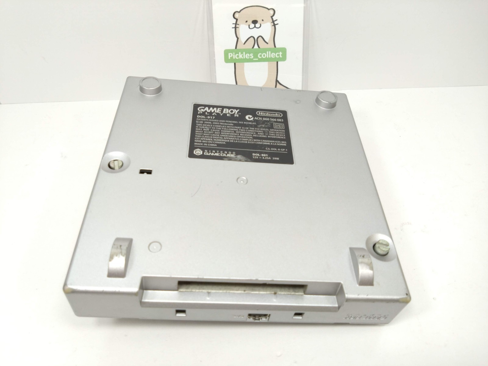 Game Boy Player DOL-017 Silver w/Startup Disc NTSC-J Nintendo Tested GC 0622H
