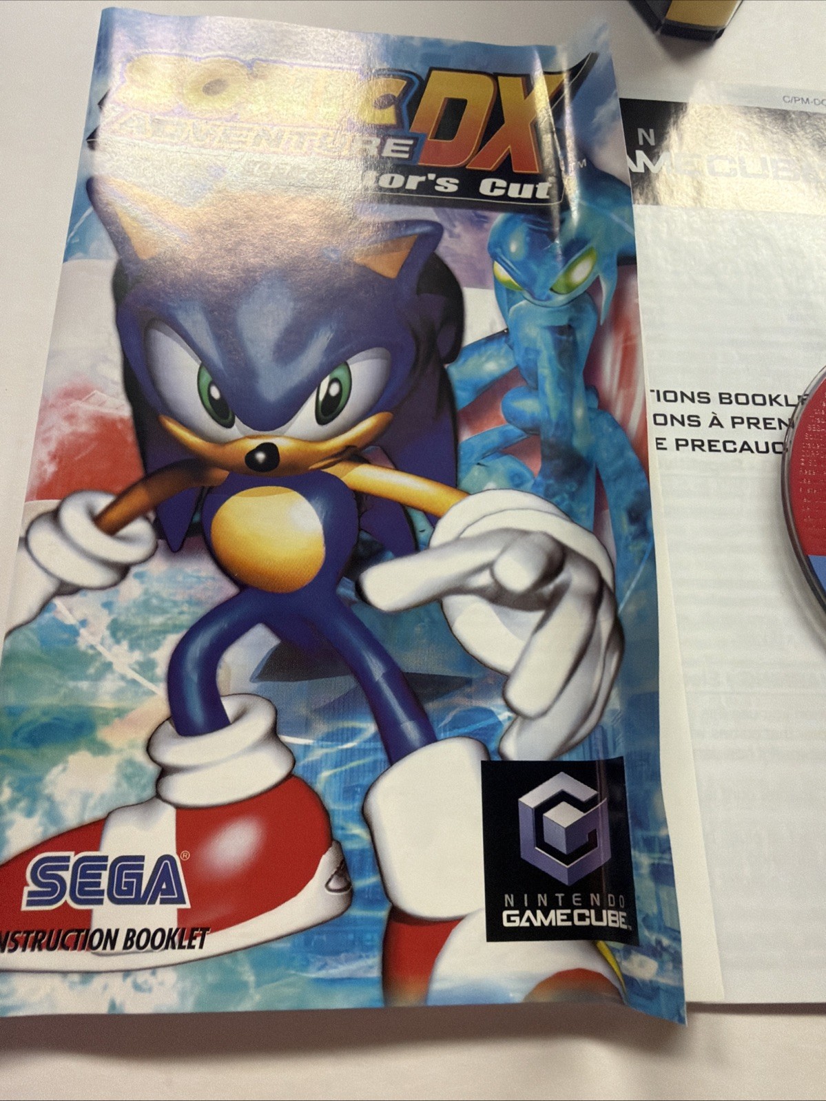 Sonic Adventure DX: Director’s Cut (Nintendo GameCube, 2003) Cib With Reg Card