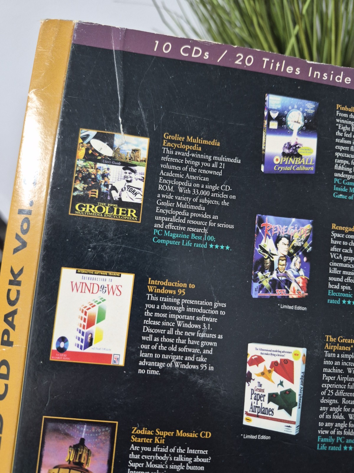 The Gold CD Pack PC Software/Game Collection Bundle Windows 95