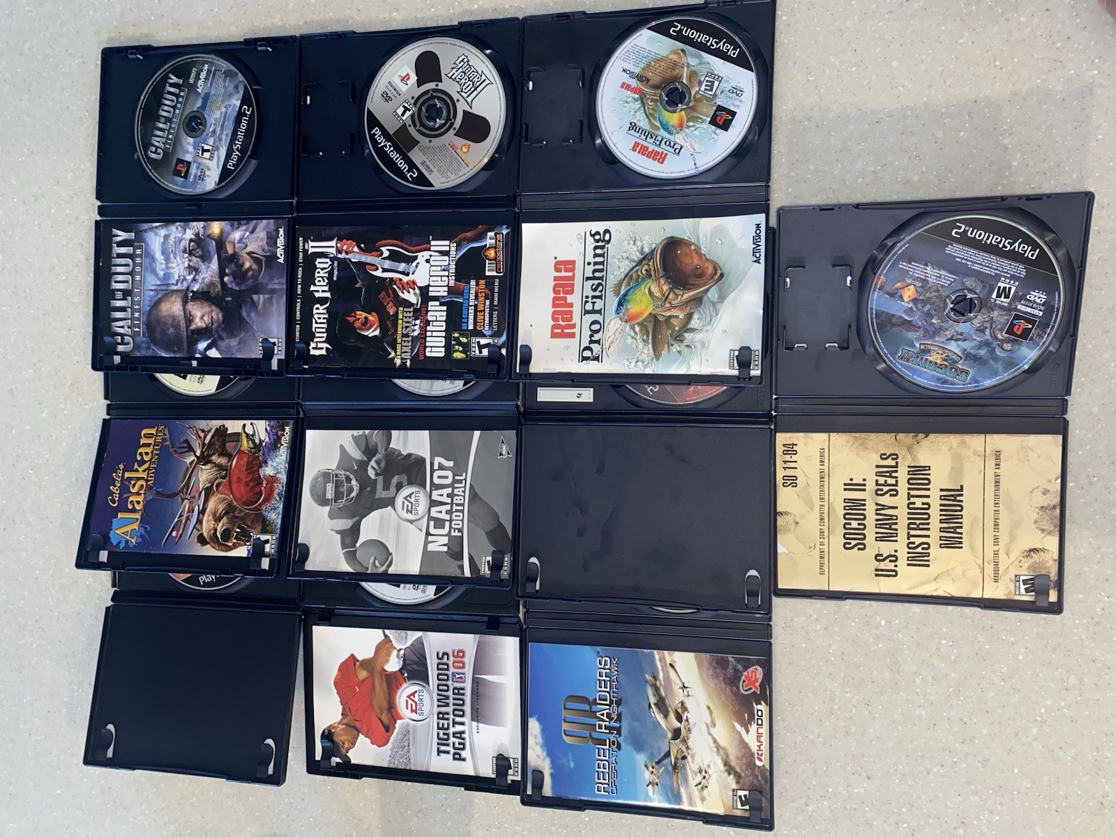 Sony PlayStation 2 PS2 Slim Console Bundle 10x Games, Controller & Memory Card