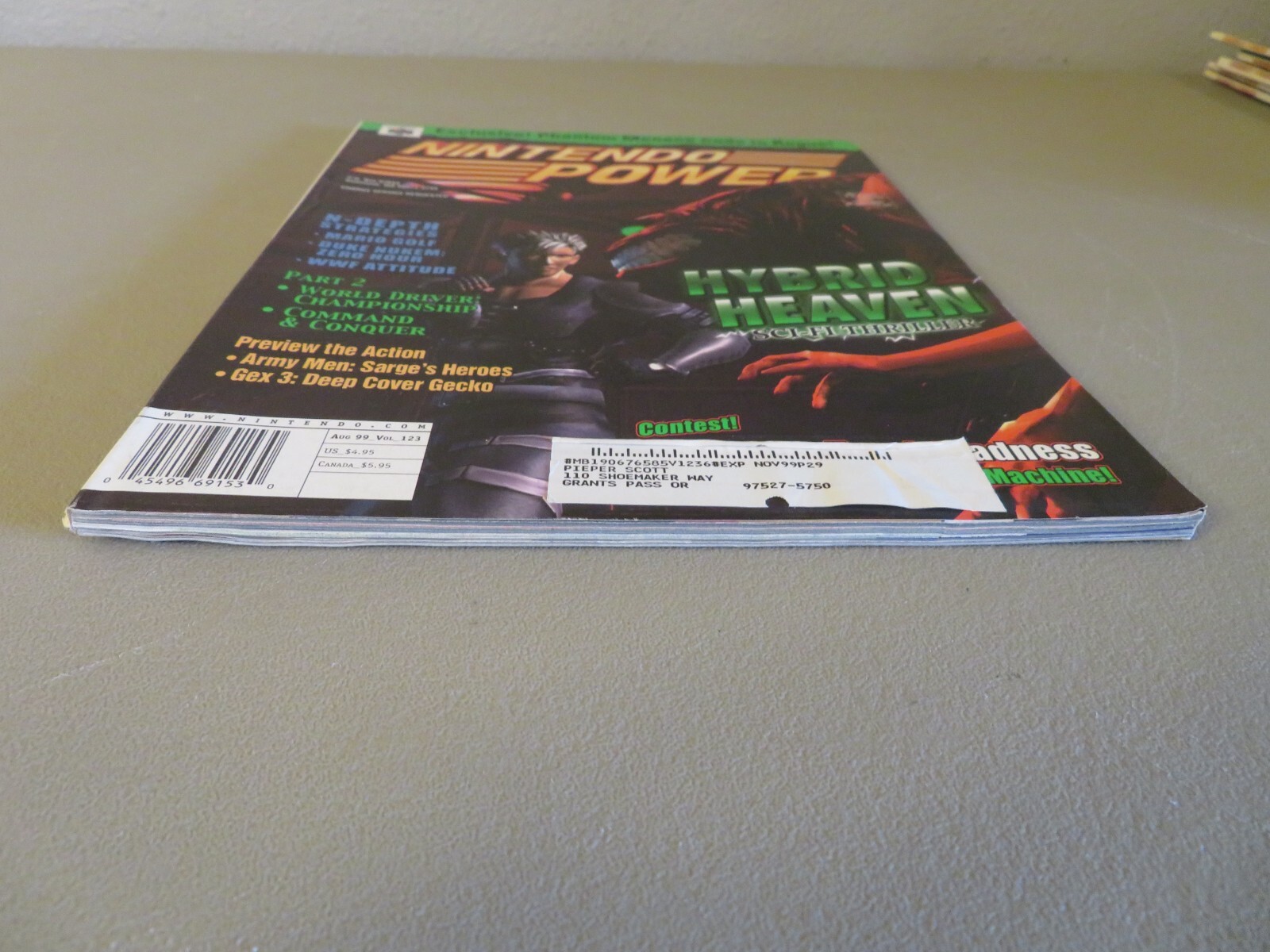 Nintendo Power Magazine Vol. 123 Hybrid Heaven, Pokémon Comic Episode 7, Poster