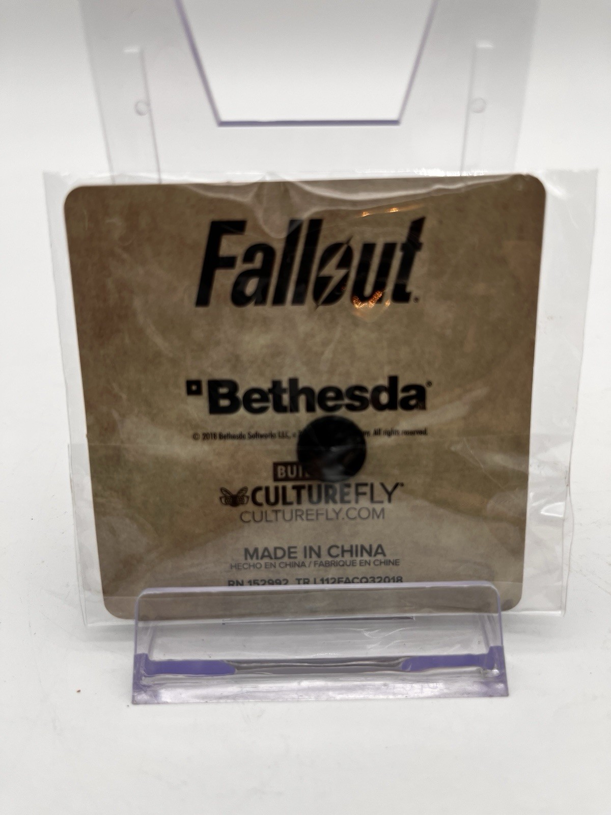 Fallout Plasma Pistol Bethesda Enamel Pin Culturefly New In Package