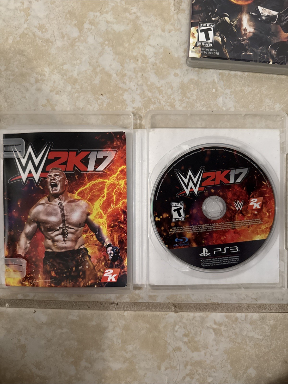WWE 2K17 – Sony PlayStation 3 / Complete In Box / Tested