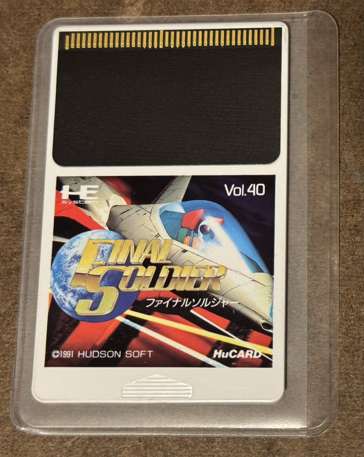 Final Soldier NEC PC Engine HuCard Japan Import US Seller TESTED