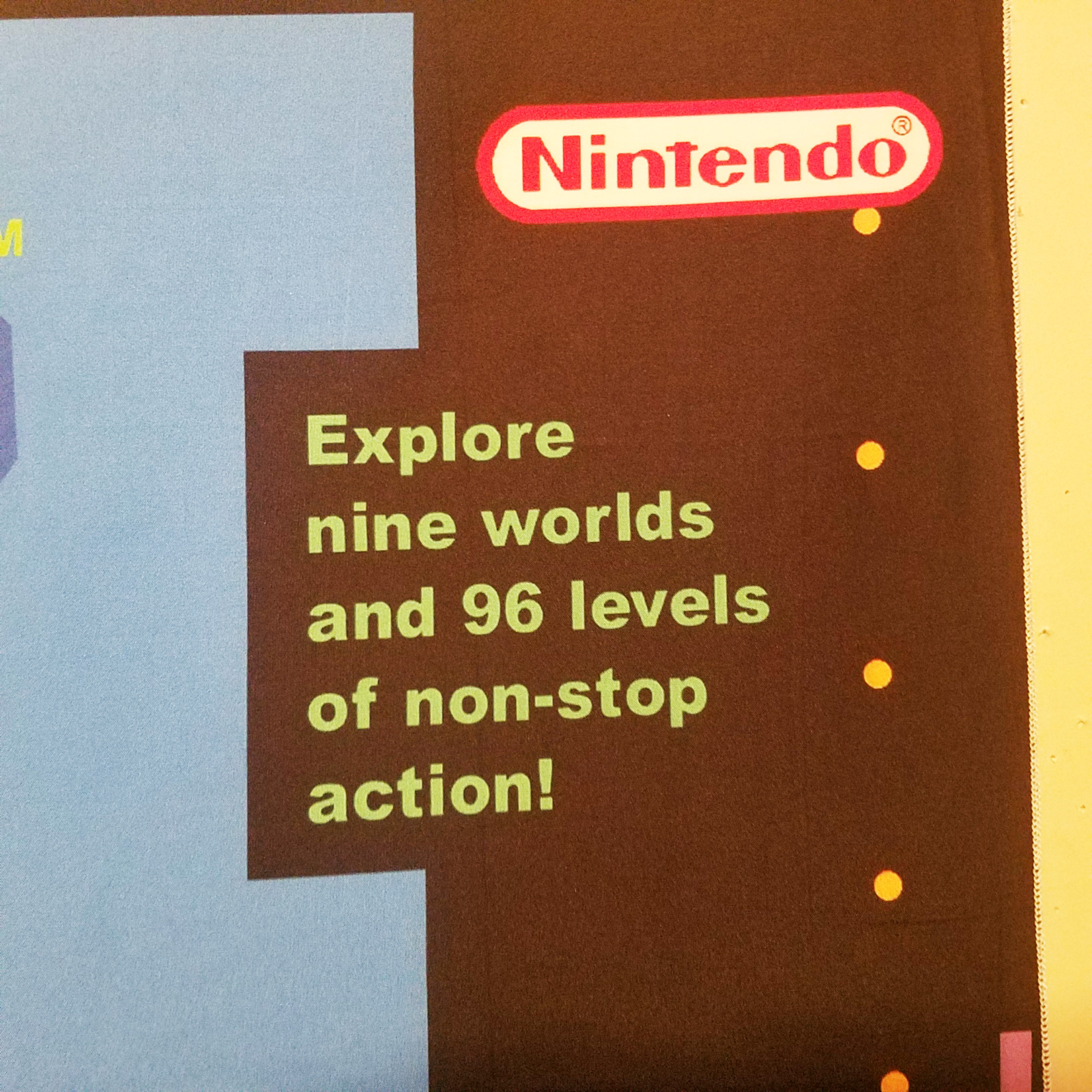 Super Mario World 2×3 foot tapestry / Super Nintendo banner wall flag