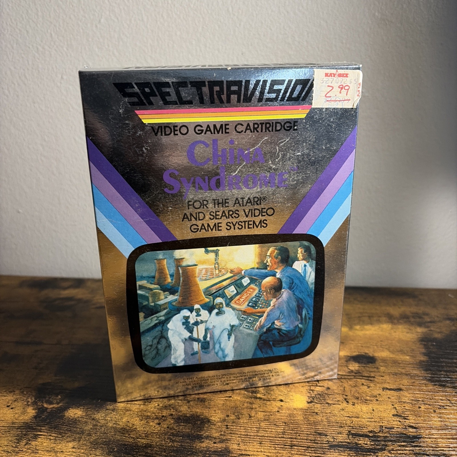 China Syndrome for Atari 2600 Complete In Box CIB Great Shape Tested