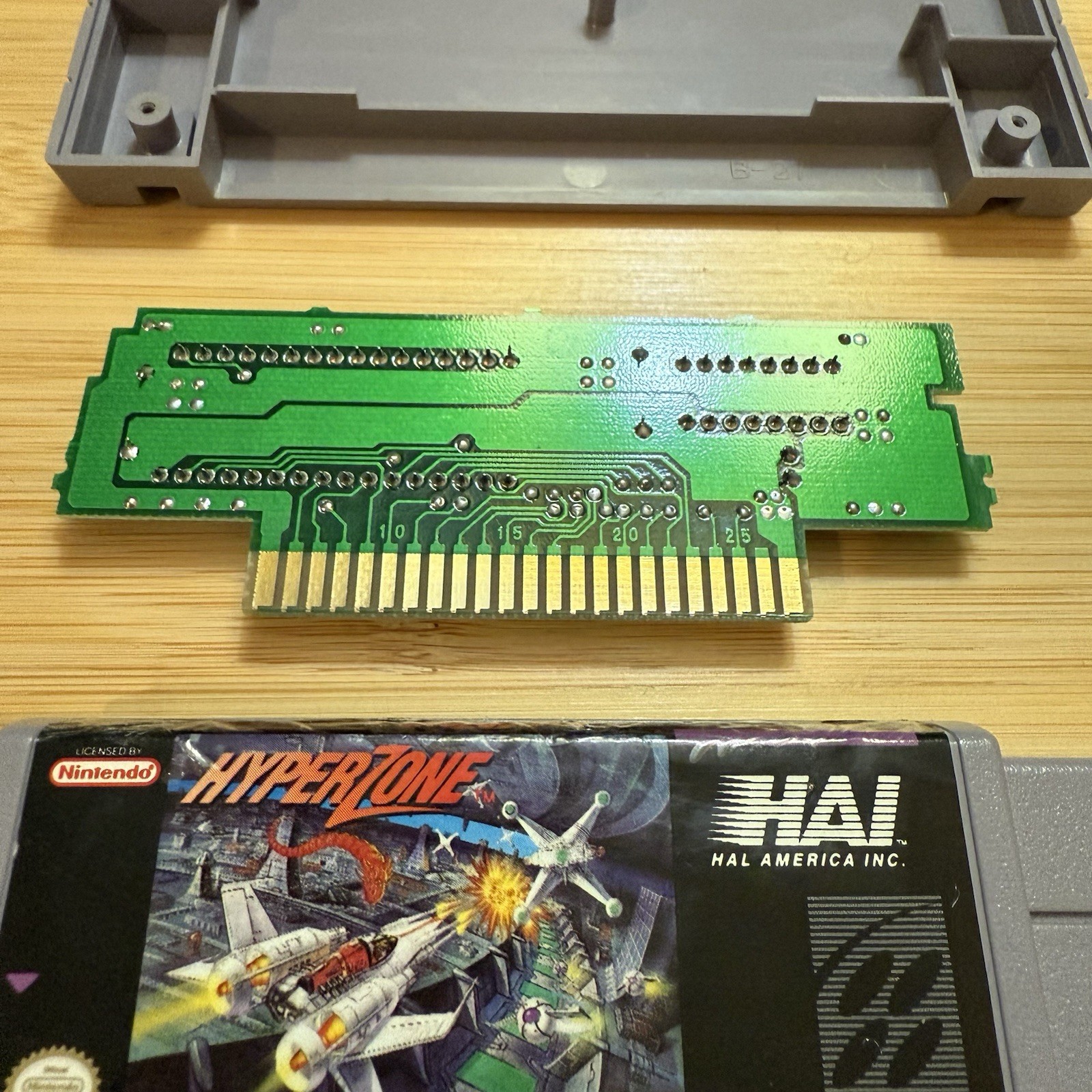 SNES 💥 HyperZone 💥 Shmup Starfox Shooter Super Nintendo Tested Clean