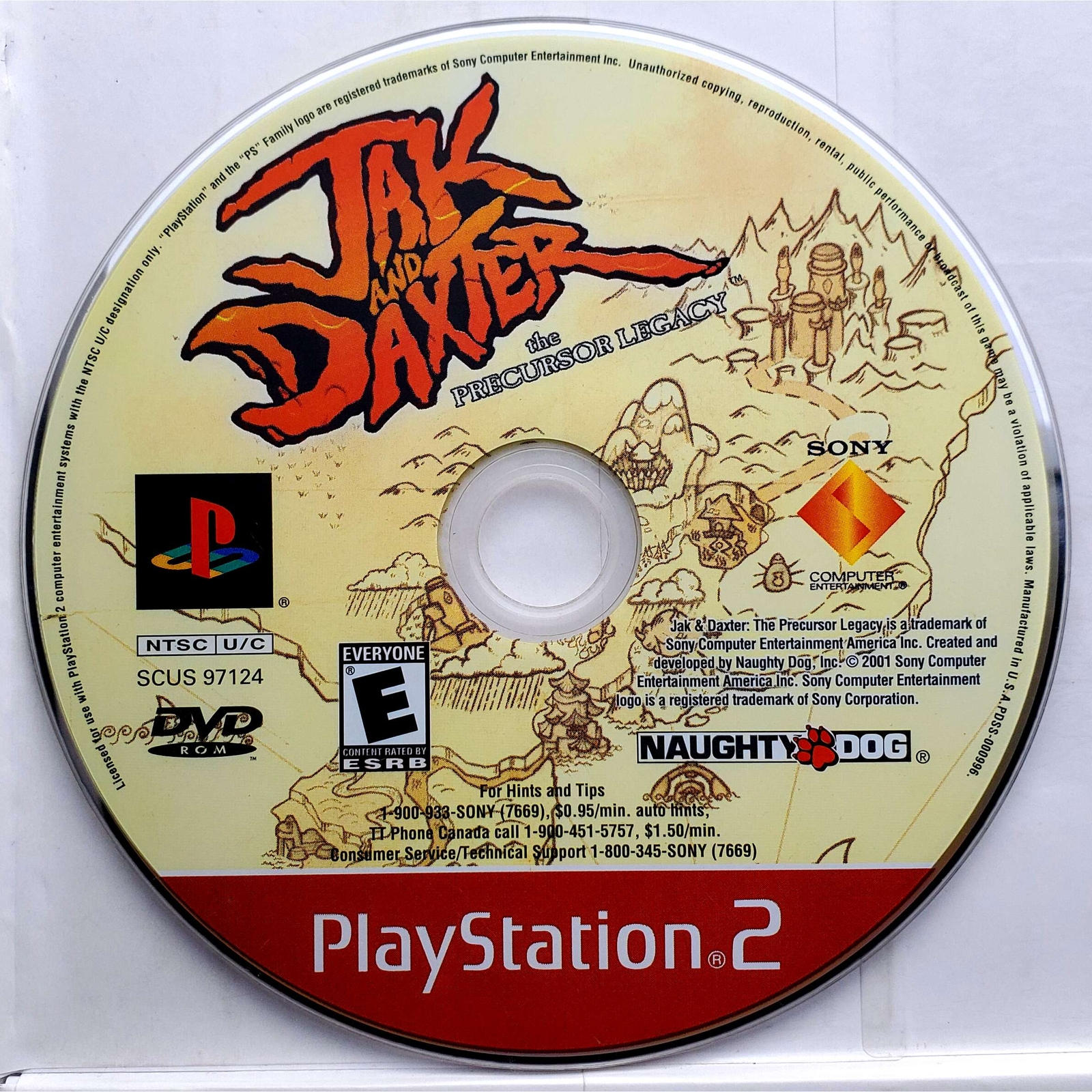 Jak and Daxter The Precursor Legacy Greatest Hits – Sony Playstation 2 PS2