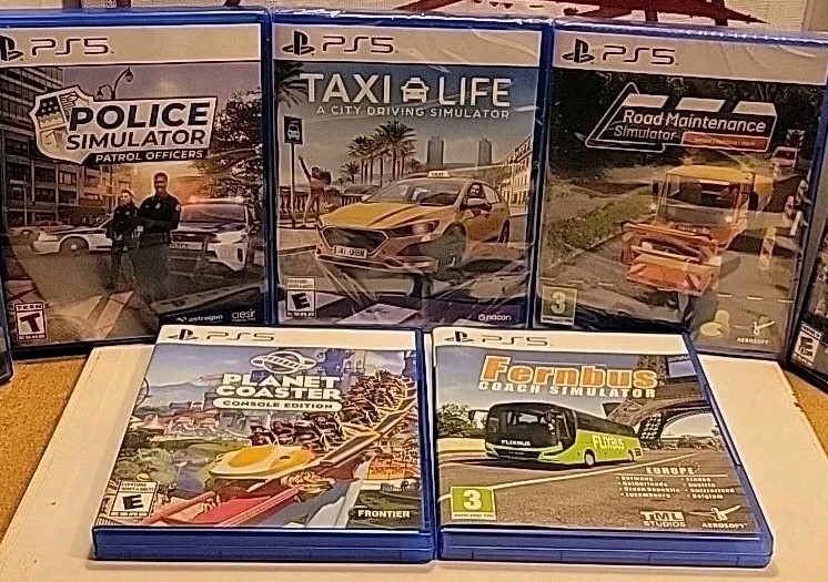 Multiple Simulator Lot Of 5 Sony Playstation 5 PS5