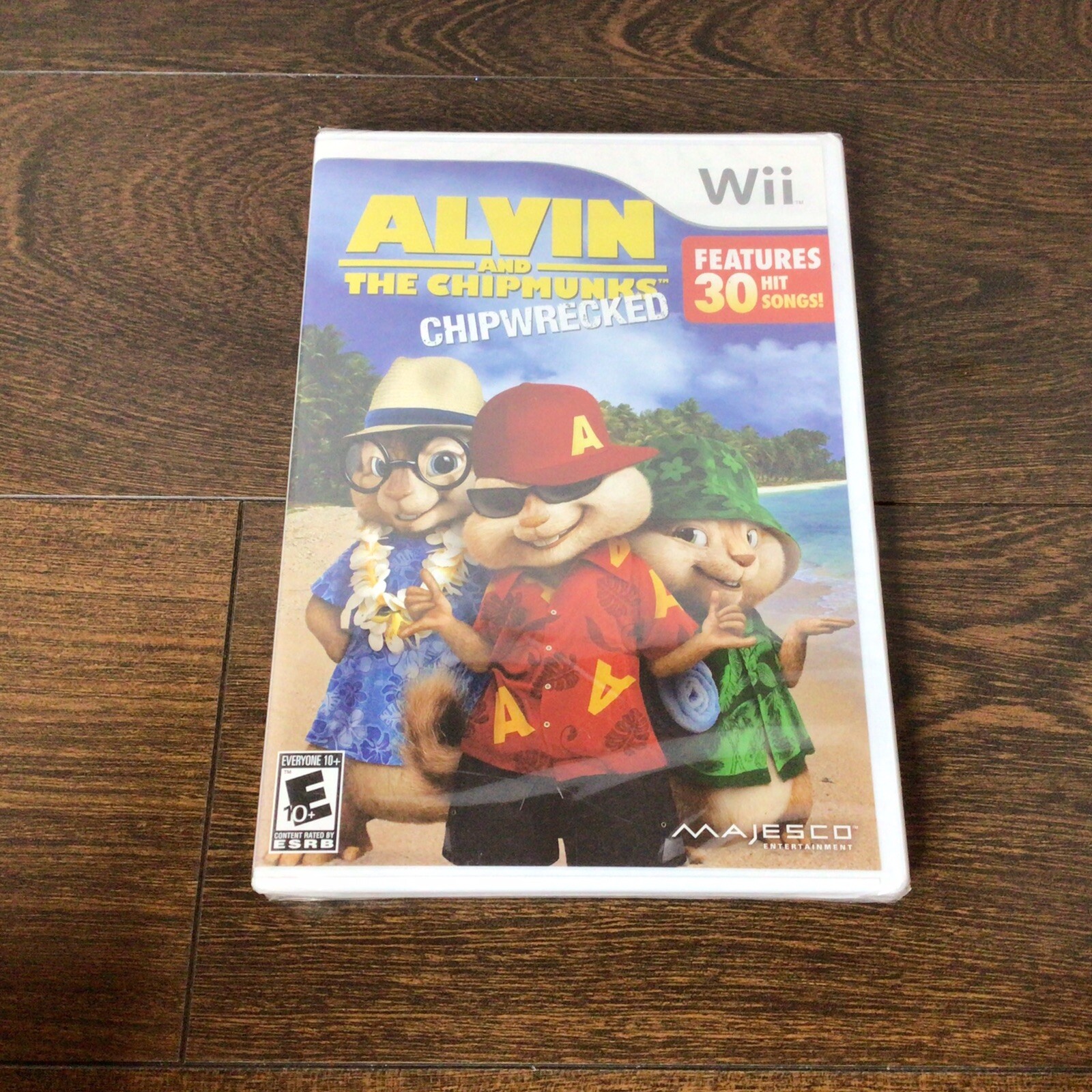 Alvin and the Chipmunks: Chipwrecked (Nintendo Wii 2011) New/Damaged Seal