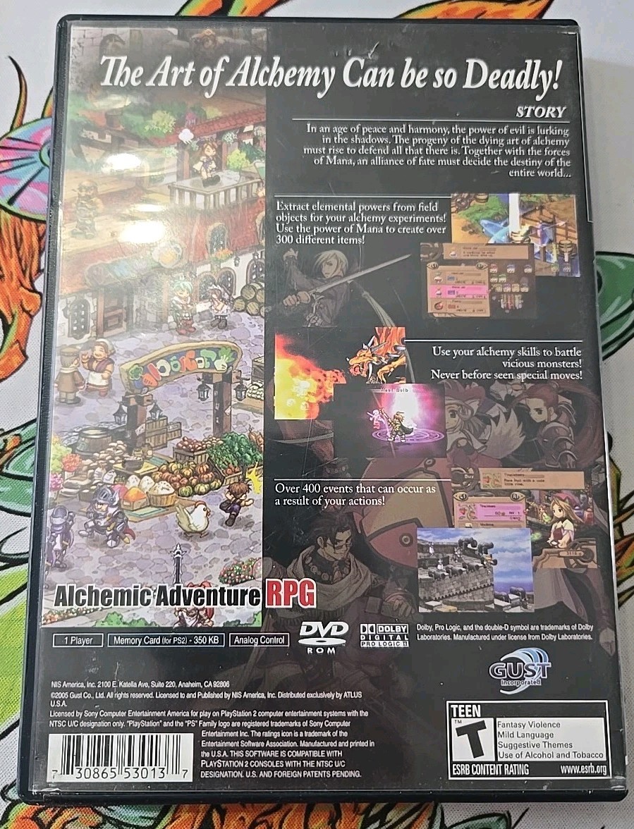 Atelier Iris: Eternal Mana (Sony PlayStation 2, 2005)