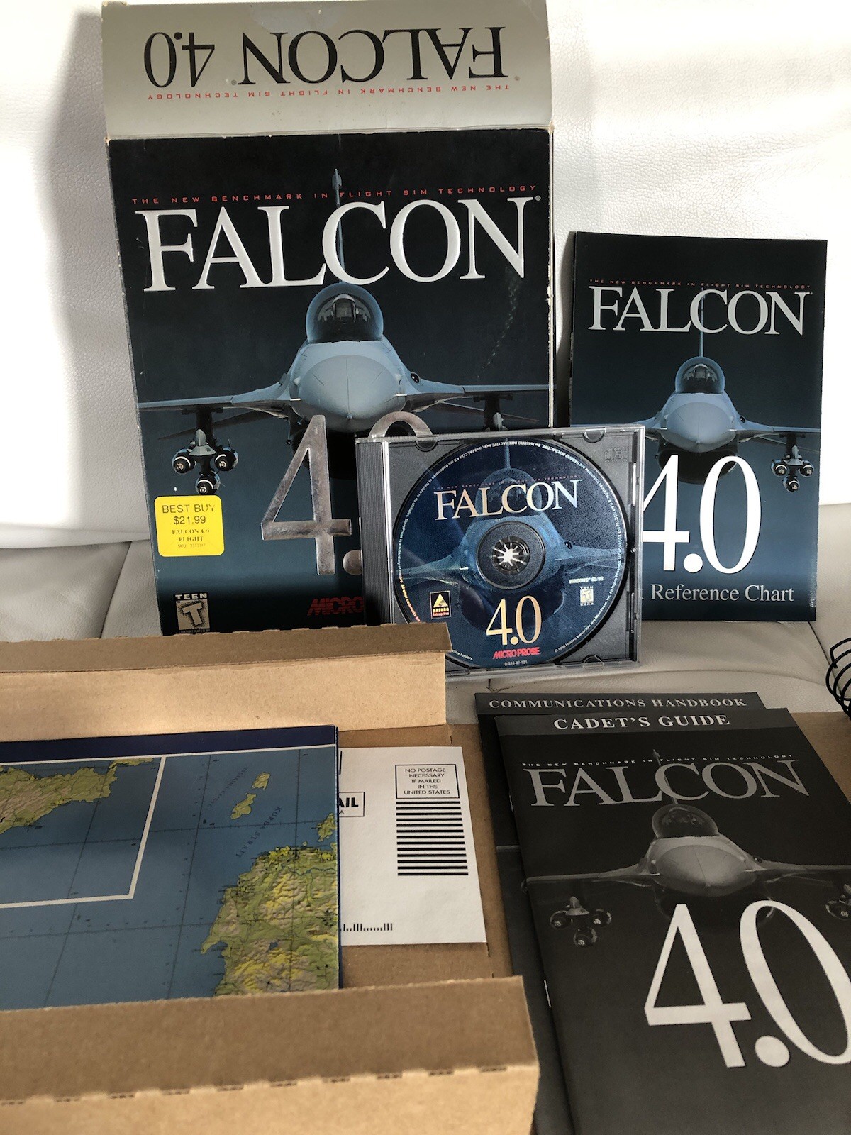 Falcon 4.0 (1998, Microprose) – Win 9x/XP PC – Big Box Complete