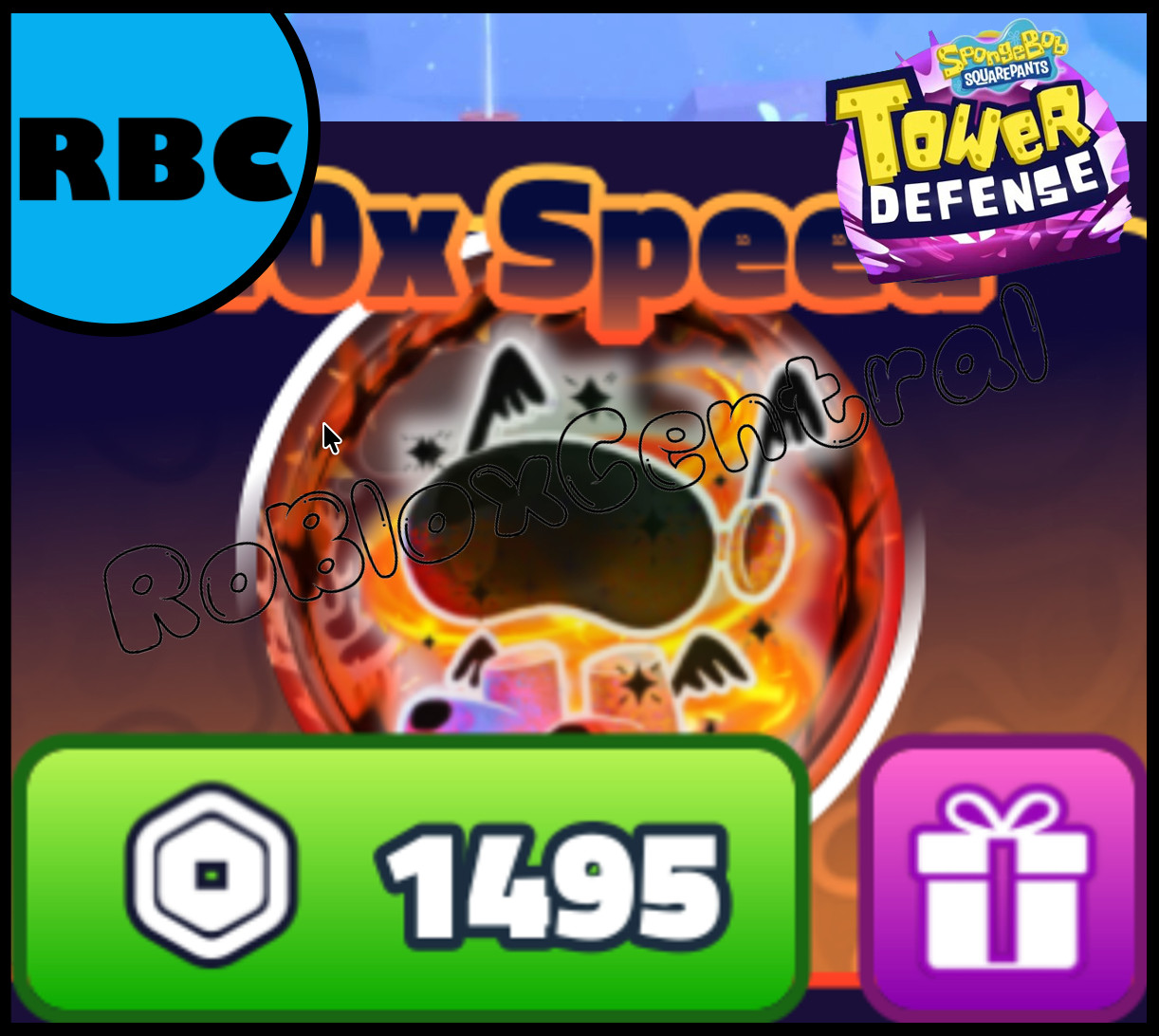 10X GAME SPEED – CHEAP SPONGEBOB TOWER DEFENSE – SBTD