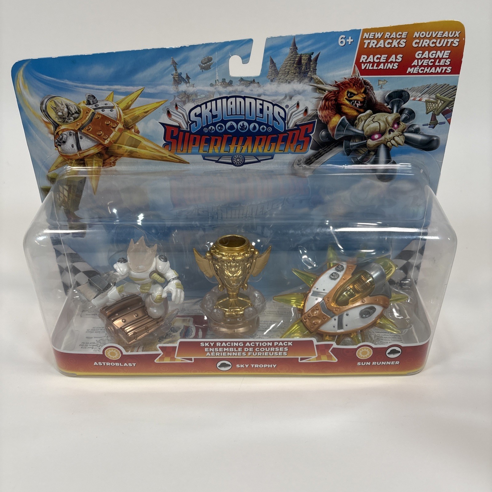 Skylanders Super Chargers Sky Racing Pack Astroblast Sky Trophy Sun Runner 2015