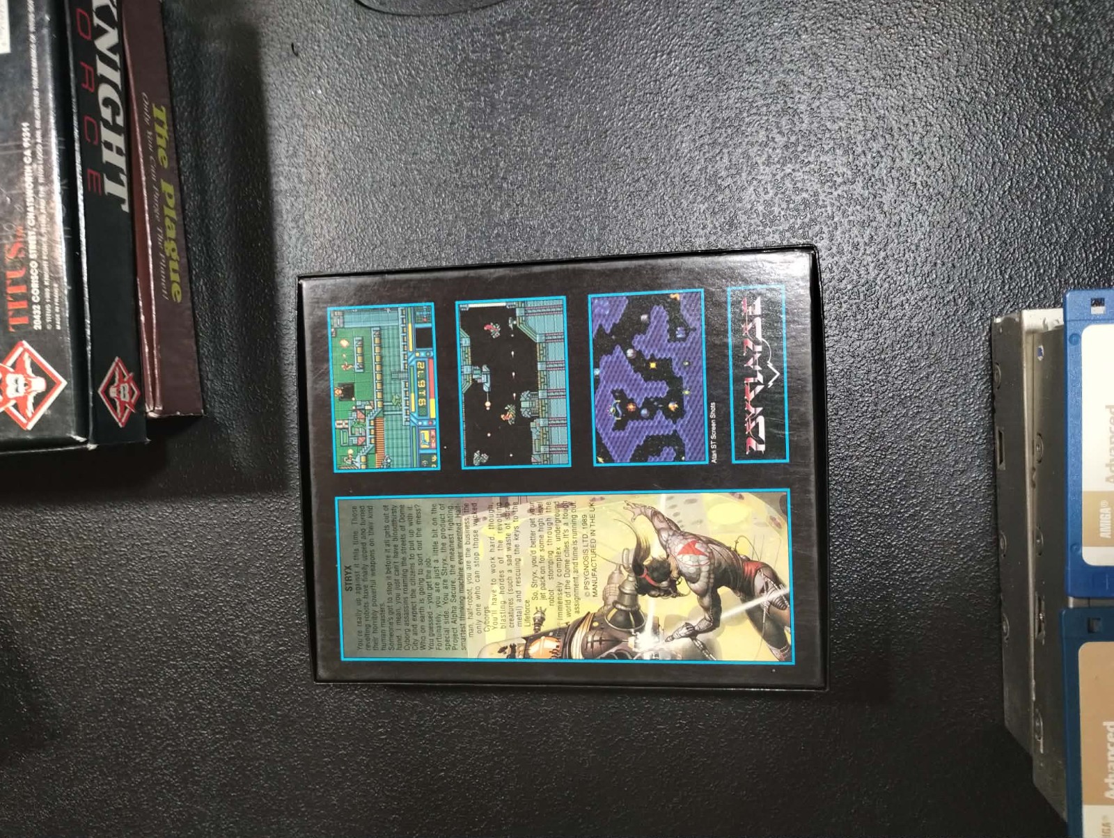 Amiga games lot, boxes and boxed game