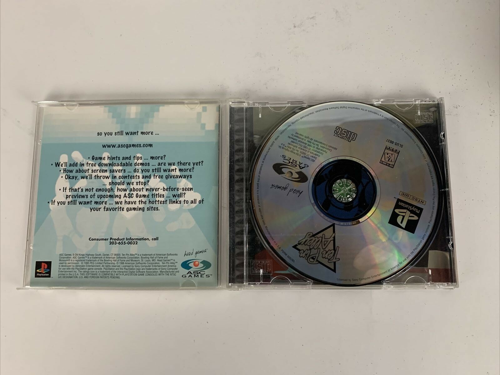 Lot of 7 – PS1 Video Games w/ Manuals Golf Basketball Football Bowling Wrestling