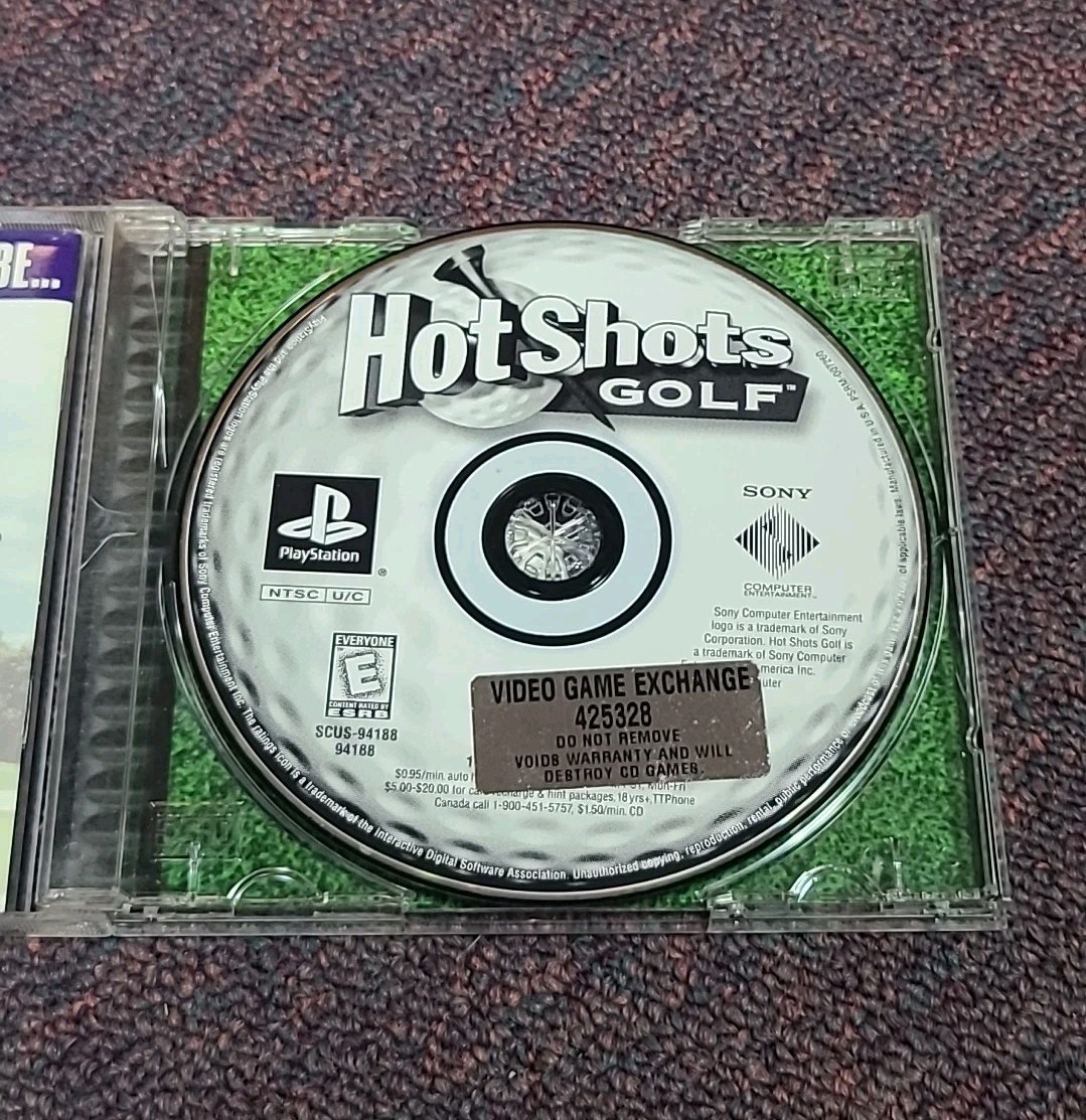 Hot Shots Golf (PlayStation 1) PS1 PSX (Tested & Works Well!) Ships Immediately!